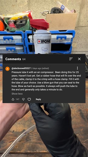 FortNine on Instagram: "This was suggested in the comments 🤔 | Attempting to rescue a choke cable pt.2"