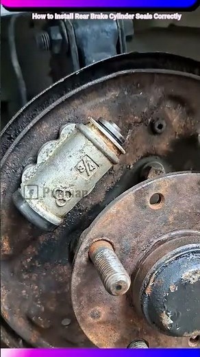 How to Install Rear Brake Cylinder Seals Correctly #shorts #brakesystem #mechanic