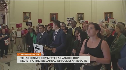 Texas Senate committee advances GOP redistricting bill ahead of full Senate vote