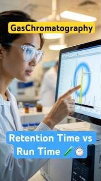 GC Basics: Retention Time & Run Time Easy Explanation #qualitycontrol #gaschromatography