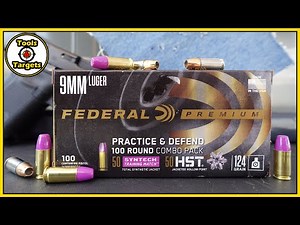 The PERFECT Purple Partner?...9MM Federal Premium HST & Syntech Practice & Defend AMMO Test!