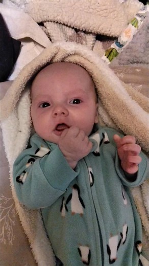 He had his bath and bottle. Now just chillin til he's ready for bed. ❤️ Christopher jr | Chris Smith