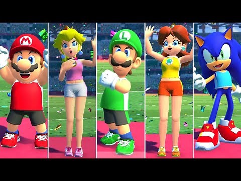 Mario & Sonic at the Summer Olympic Games 2020 - 110 Meter Hurdles (All Characters)