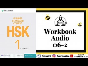 HSK 1 Workbook Lesson 6 - 06.2