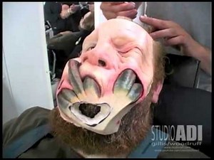 THING Jonas Makeup On Set