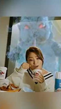 The demon of gluttony possessed her.