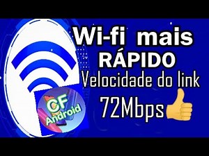 Wi-Fi Mais Rápido Velocidade do Link 72Mbps 👍