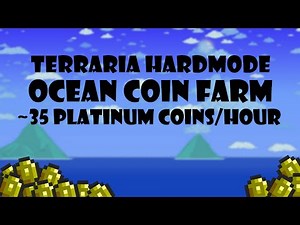 Terraria - Hardmode ocean coin farm!