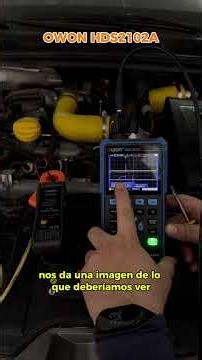Test de inyector con Osciloscopio automotriz Owon / Cosmel Electrónica
