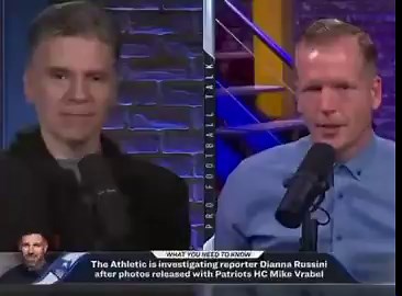 Holy Sh*t: Mike Florio REFUSED to let Chris Simms say what coaches and their wives have told him about Patriots HC Mike Vrabel and Dianna Russini."Be careful. Stay on target. There's only so much that is reported and known."😳😳😳