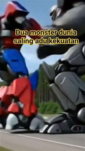 Dua monster dunia saling adu kekuatan #shorts