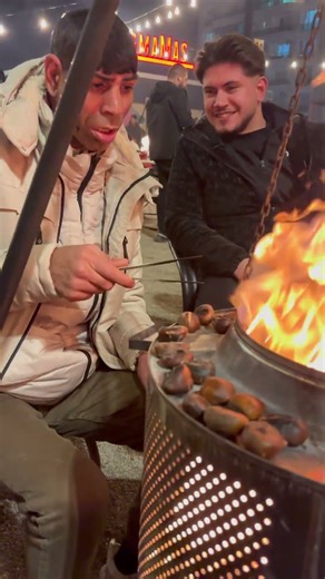 Roasted chestnuts, quick reply 😂😂