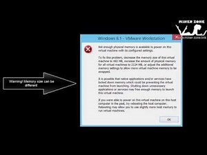 Fix VMware 10 Not Enough Physical Memory