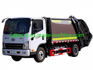 [Hot Item] 3 tons 4~6m3 compactor garbage truck with compression system for collecting garbage