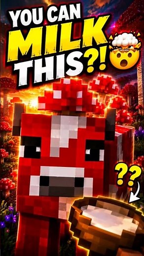 You Can MILK This?! 🤯 | Minecraft