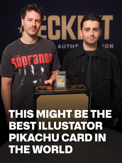 Beckett Collectibles | Beckett recently graded another copy of the iconic Illustrator Pikachu. We had the opportunity to sit down with the Edition One team to... | Instagram