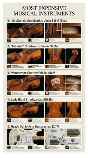The $45 Million Violin: Rarest Musical Instruments