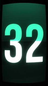 ⏰ 1 to 60 CRT Counting Timer | 60 Second Visual Timer | 1 Minute | #shorts