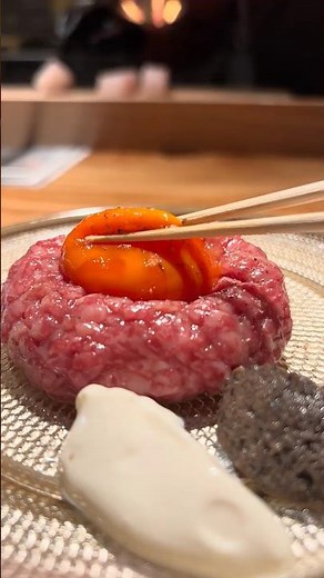 One of the Best Wagyu Tartare in Japan 🇯🇵