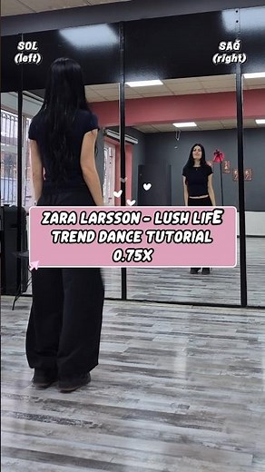 Zara Larsson - Lush Life Dance Tutorial 0.75X #lushlife #dance #tutorial #shorts #fyp