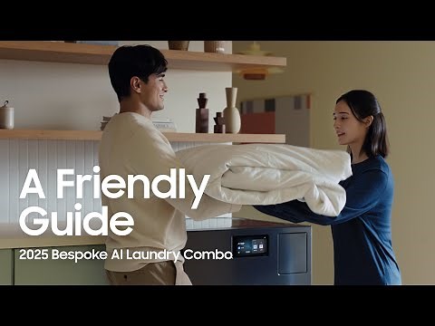 A friendly guide to Bespoke AI Laundry Combo | Ep.02 Large Capacity & Super Speed | Samsung