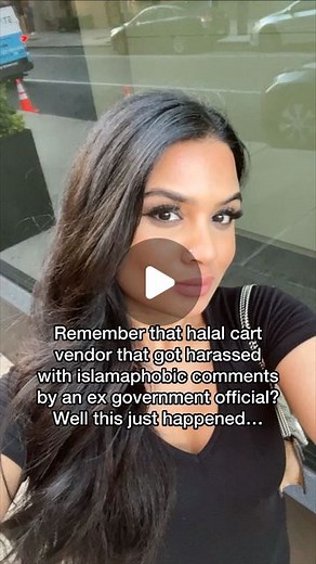 Maesha Eva | NYC on Instagram: "And we will stand up for him again and again and again. Nothing slides past us. Gotta love this city, right? 🗽🍉 I still remember the horrors of post 9/11 hate crimes and hearing my own fathers encounters towards taxi drivers who looked brown/arab/Muslim. It feels like that’s happening all over again around us. Look out for your neighbors ❤️✊🏽"