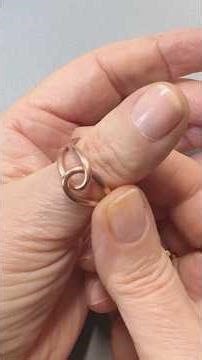 Einfache Schritte, handgemacht und mit viel Liebe zum Detail #DIYRing #RingTutorial