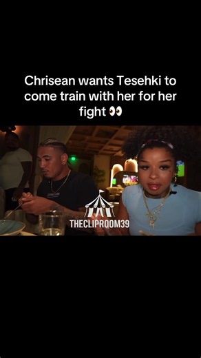 Chrisean wants to train with Tesehki #chrisean #chriseanrock #chriseanrockbabyy #fyp #tesehki