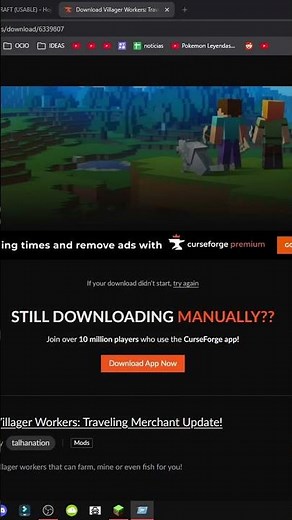 CÓMO CONSEGUIR el MOD Villager Workers para MINECRAFT