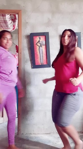 Synchronized Dance Performance by Two Women