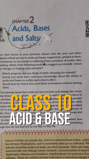 CLASS 10 ACID,BASES & SALT 🔥 #class10 #acidbasesalt #class10science #cbse