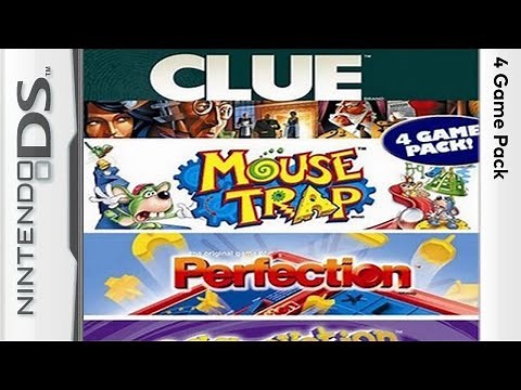 4 Game Pack: Clue / Mouse Trap / Perfection / Aggravation - DS [Longplay]