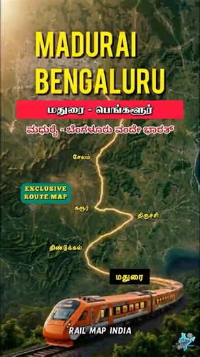 20671 Madurai to Bengaluru Vande Bharat 🚄 India’s Premium Rail Route