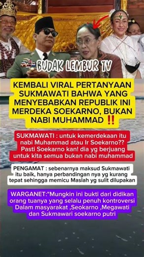 Sukmawati Bikin Heboh Lagi‼️😱#shorts #sukmawati#soekarno #trending #viral #fyp #indonesia #short