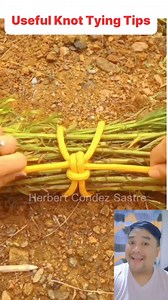 1.8M views · 10K reactions | Ganito pala, useful Knot Tying Tips #diy #diyideas #tips #tipsandtricks #TipsTricks #hacksandtips #lifehacksforhome #trend #virals #trendingreelsvideo #trendingreels #lifehacks #lifehack #lifehacktutorial #knottying #knotstutorial #knotsideas #knotsforcamping #amazingvideo #usefultips | Herbert Condez Sastre | Facebook