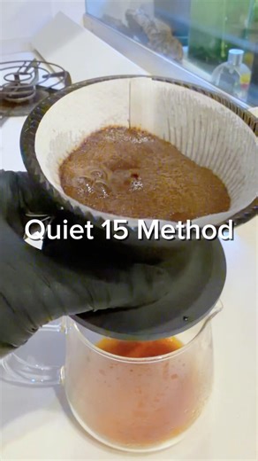 Quiet V60 NEO drip with my 15 Method ☕😌 #coffee#coffeelover #coffeetime