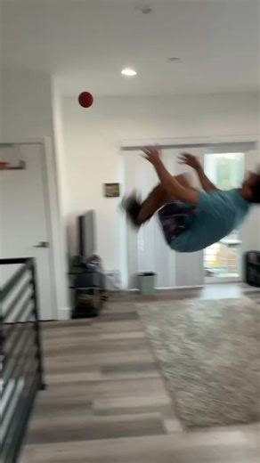 Impressive Backflip Basketball Shot | Amazing Skills