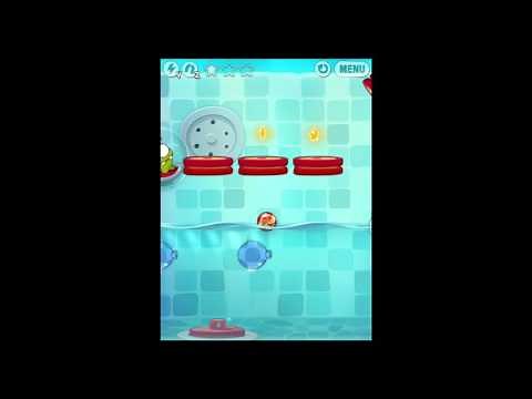 Cut the Rope: Experiments Level 5: Bath Time 3 Stars Walkthrough