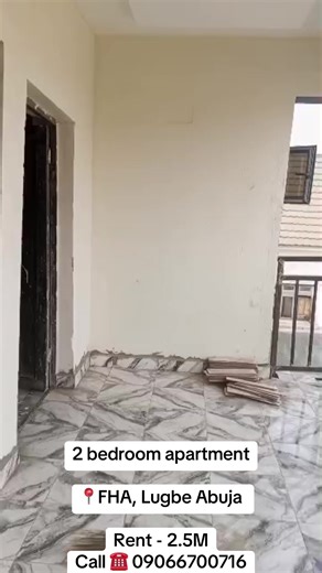 2 Bedroom Apartment for Rent in FHA Lugbe Abuja