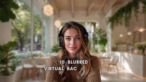 Zoom Background White Cafe Interior, Virtual Meeting Backdrop, Minimal Coffee Shop Zoom Background, Aesthetic Workspace Digital Download