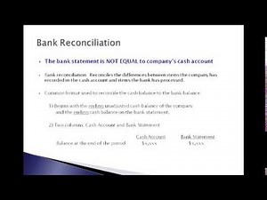 INT4 Cash and Bank Reconciliation