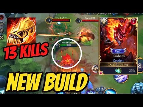 ZEPHYS NEW BUILD NEW PATCH (JUNGLE ZEPHYS) | AoV | 傳說對決 | RoV | Liên Quân Mobile