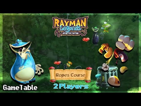 Rayman Legends DE – Rope Course 100% Walkthrough (Co-op)