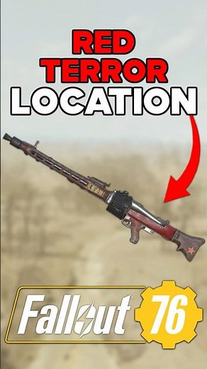 RED TERROR SECRET WEAPON LOCATION IN FALLOUT 76