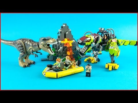 LEGO JURASSIC WORLD 75938 T-rex vs Dino Mech Battle Construction Toy - UNBOXING