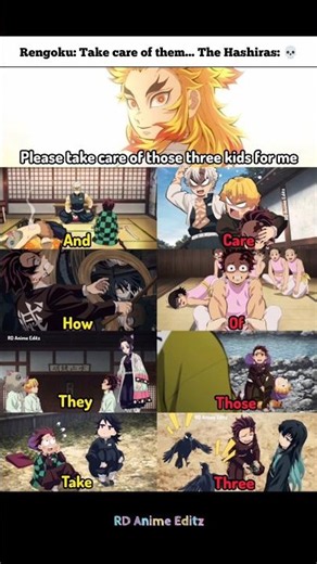 Rengoku watching from heaven like: 👁️👄👁️ #anime #animeedit #demonslayer #rengoku #tanjiro #memes