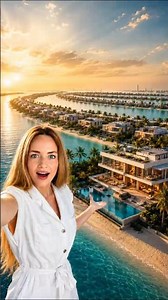 Villa with a private beach in Dubai!