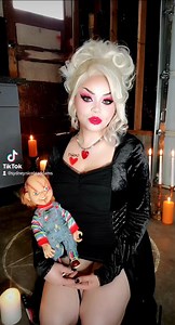588K views · 2.4K reactions | Tiffany Valentine  I will be posting tons of pics & videos of this cosplay ... sorry, not sorry  • #thebrideofchucky #brideofchucky #tiffanyvalentine #chucky #chuckydoll #cosplay #gothcosplay #halloweencosplay #halloweencostume #brideofchuckycostume | Sydney Nicole Addams | Facebook