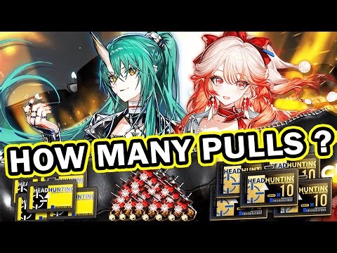 [Arknights] won't stop pulling till I get Hoshiguma Alter and Haruka