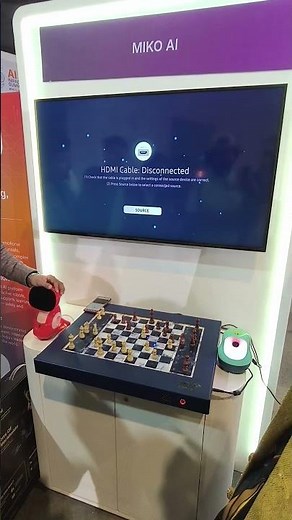 Play Chess with AI! 🤖♟️ Meet Miko: The Future of Smart Gaming! AI Impact Summit 2026, Delhi, India